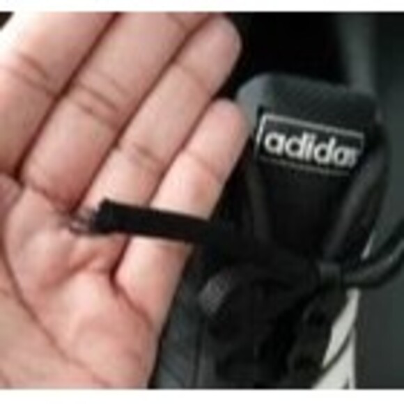 Adidas. Grand Court Base. EE7482 Women's Black Tennis Shoes. Size 9. Old Laces. - Picture 5 of 9